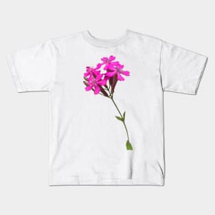 Pretty Pink Wildflower Kids T-Shirt